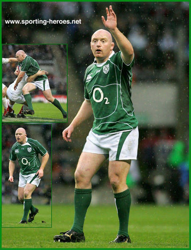 Bernard Jackman - Ireland (Rugby) - International Rugby Union Caps for Ireland.