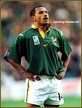 Deon KAYSER - South Africa - International rugby caps.