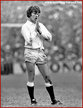 Peter KINGSTON - England - Brief biography of International rugby career.