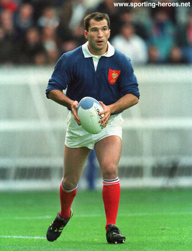 Thierry Lacroix - France - International Rugby Union Caps for France.