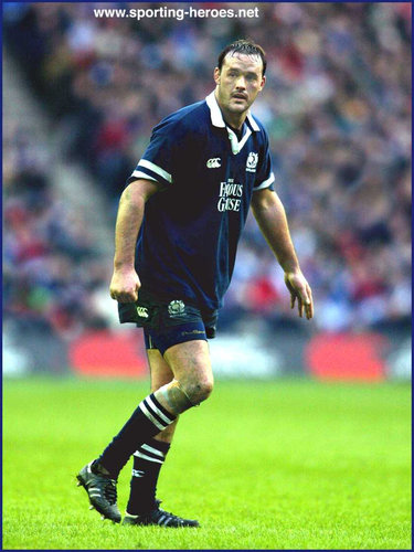 Martin Leslie - Scotland - Scottish International Rugby Caps.