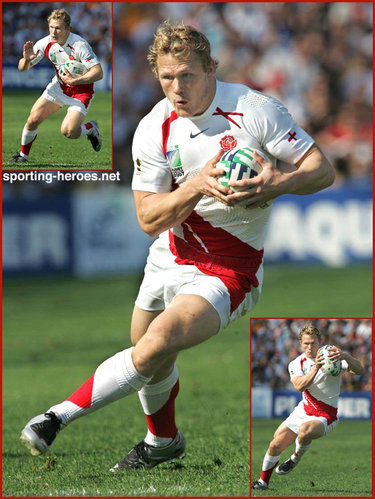 Josh Lewsey - England - 2007 Rugby Union World Cup Finals.