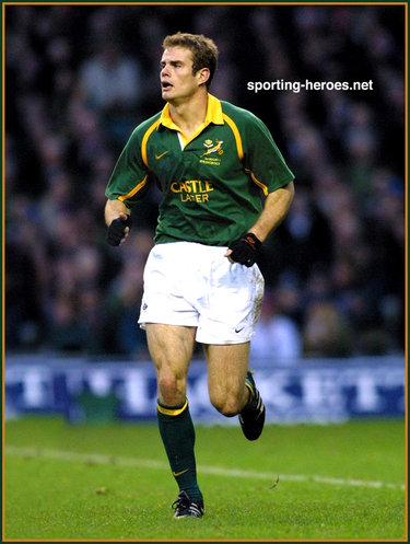 Friedrich Lombard - South Africa - South African Caps 2002