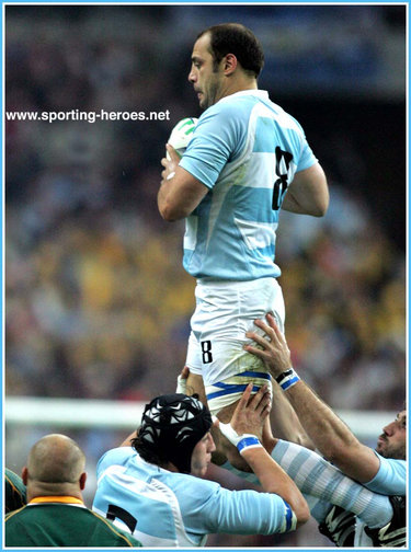 Gonzalo Longo - Argentina - 2007 Rugby World Cup games.