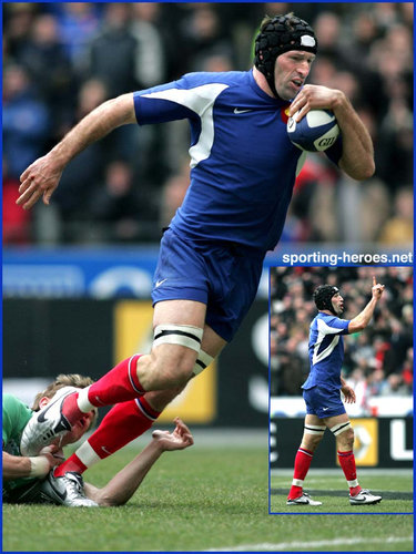 Olivier Magne - France - International Rugby Union Caps for France.