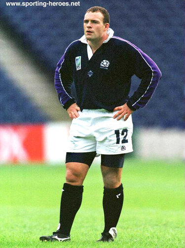 Jamie Mayer - Scotland - International Rugby Union Caps.