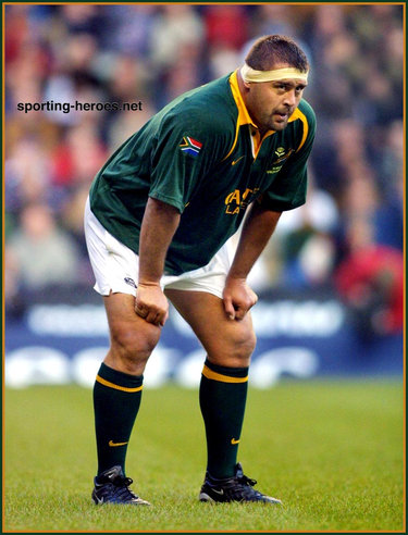 Willie Meyer - South Africa - International Rugby Union Caps.
