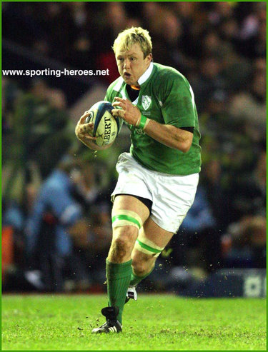 Eric Miller - Ireland (Rugby) - Irish International Rugby Caps.