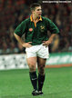 Japie MULDER - South Africa - International rugby matches.