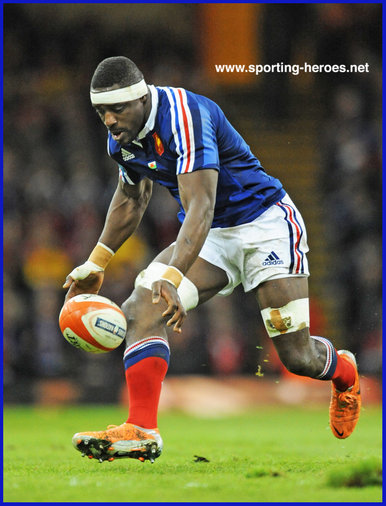 Yannick Nyanga - France - International Rugby Matches for France.