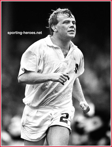 Jon Olver - England - English Caps 1990-92
