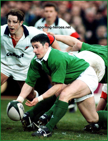 Brian O'Meara - Ireland (Rugby) - International  Rugby Union Caps.