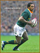 Breyton PAULSE - South Africa - International Rugby Union Caps.