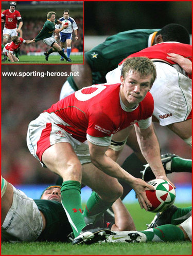 Dwayne Peel - Wales - Welsh International Rugby Caps.