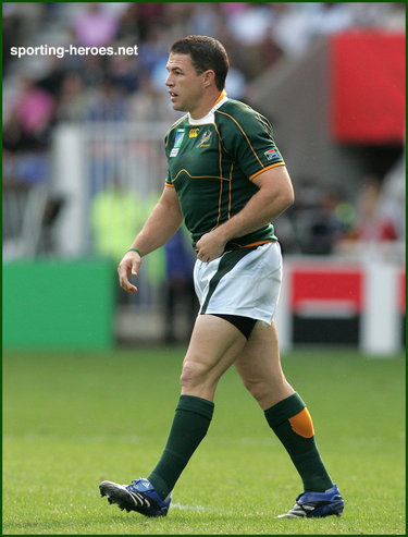 Andre Pretorius - South Africa - 2007 World Cup