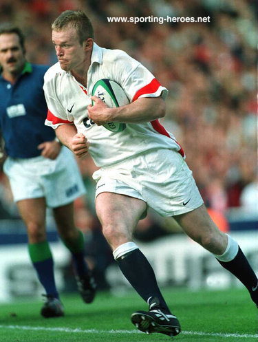 Tim Rodber - England - International rugby caps.