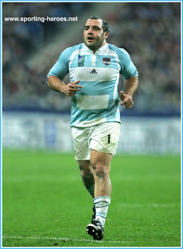 Rodrigo Roncero - Argentina - 2007 World Cup (Scotland, South Africa, France)