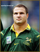 Chris ROSSOUW - South Africa - International rugby matches for South Africa.