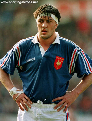 Olivier Roumat - France - International rugby matches for France.