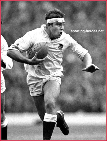 Paul Simpson - England - International Rugby Caps for England.