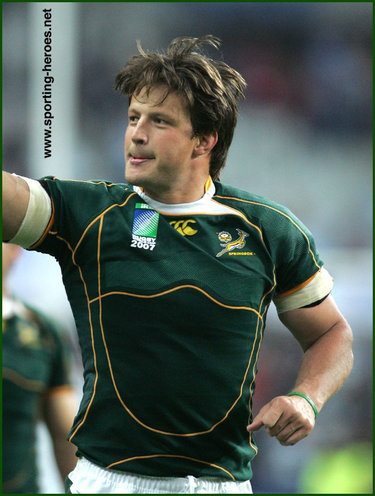 Bobby Skinstad - South Africa - 2007 World Cup
