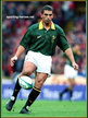 Franco SMITH - South Africa - International rugby matches.