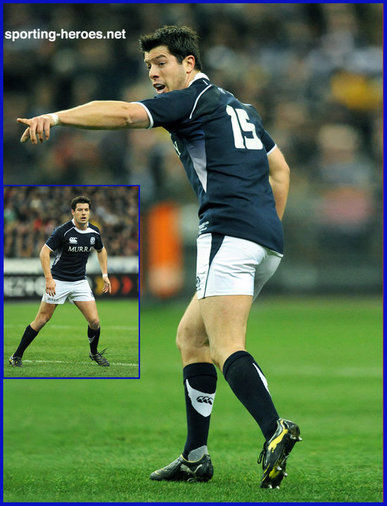 Hugo Southwell - Scotland - Scottish International Rugby Caps.