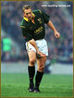 Stefan TERBLANCHE - South Africa - South African International Rugby Caps.