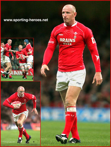 Gareth Thomas - Wales - Welsh International rugby caps.