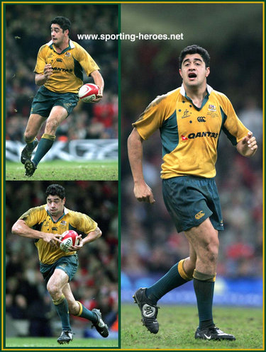Morgan Turinui - Australia - International rugby union caps for Australia.