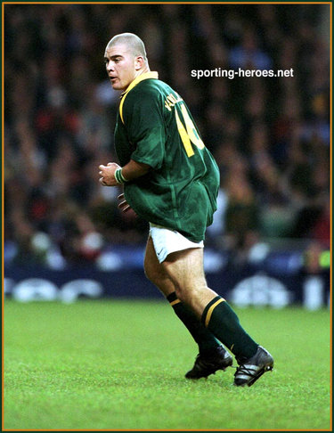 Lukas VAN BILJON - South Africa - International rugby caps for S.A.