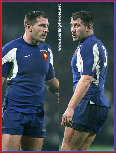 Elvis Vermeulen - France - International Rugby Union Caps.
