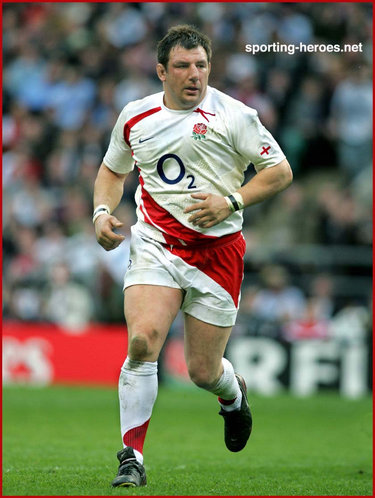 Julian White - England - English International Rugby Caps.