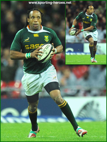 Odwa Ndungane - South Africa - International Rugby Union Caps.