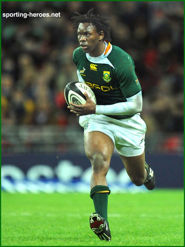 Jongi Nokwe - South Africa - International rugby caps for S.A.