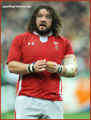 Adam Jones - Wales - International Rugby Union Caps for Wales.