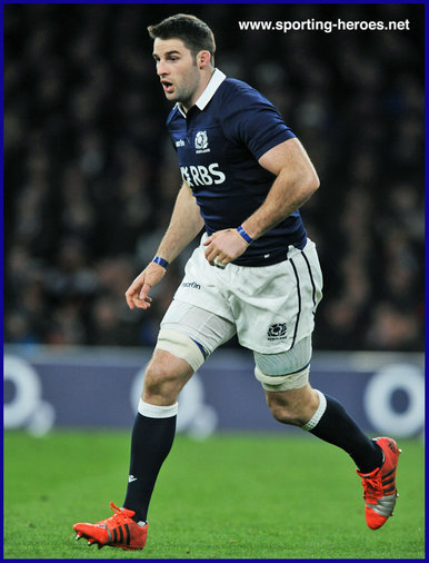 Johnnie Beattie - Scotland - International Rugby Matches for Scotland.