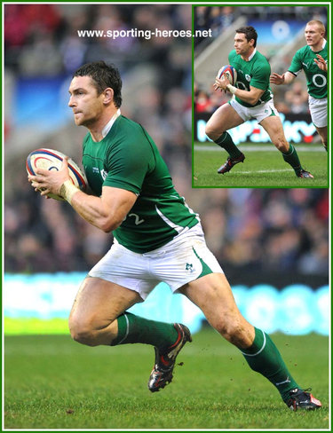 David Wallace - Ireland (Rugby) - Irish International Rugby Caps.
