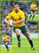 Kurtley BEALE - Australia - International Rugby Union Caps. 2010-2015