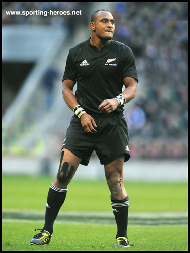 Joe Rokocoko - New Zealand - International rugby caps.