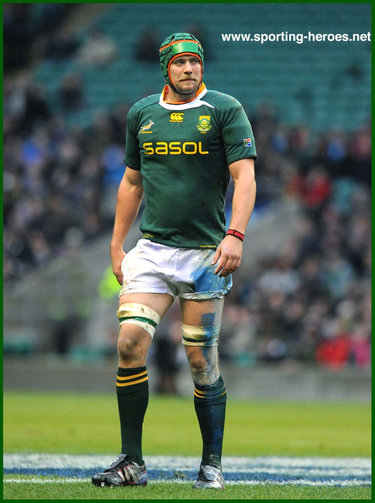 Alistair Hargreaves - South Africa - South African Caps 2010