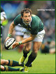 Francois HOUGAARD - South Africa - International  Rugby Union Caps.