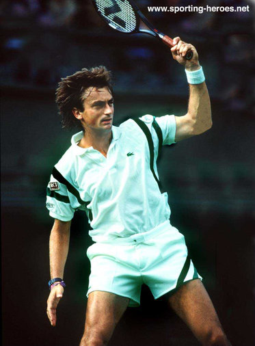 Henri Leconte - France - 1988 onwards. Runner-Up at 1988 French Open