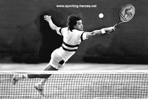 Yannick Noah - France - 1983 French Open Tennis men's Champion.