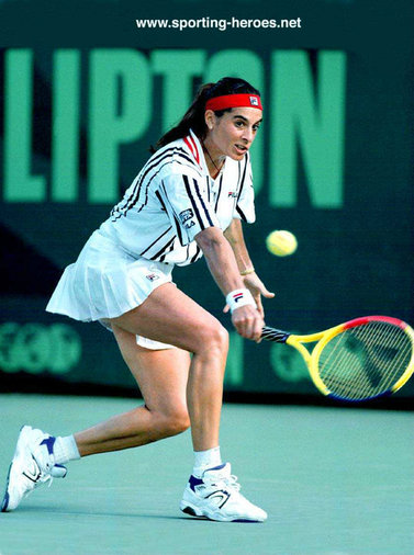 Gabriela Sabatini - Argentina - 1993 onwards. Four more Grand Slam semifinals.