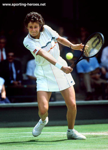 Pam Shriver - U.S.A. - Wimbledon semi-finalist in 1987 & 1988