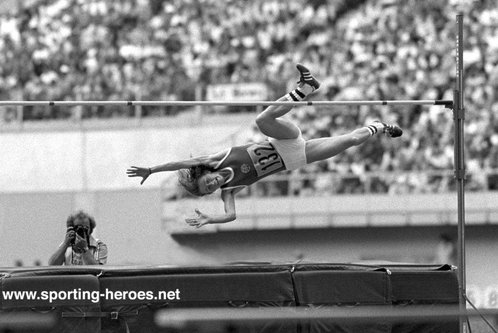 Rosemarie Ackermann - East Germany - First woman to high jump 2 metres