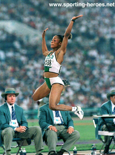 Chioma Ajunwa - Nigeria - Olympic Long Jump gold in 1996
