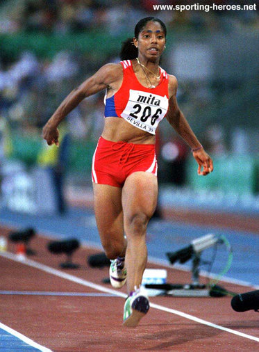 Yamile Aldama - Cuba - Triple Jump silver at 1999 World Championships.