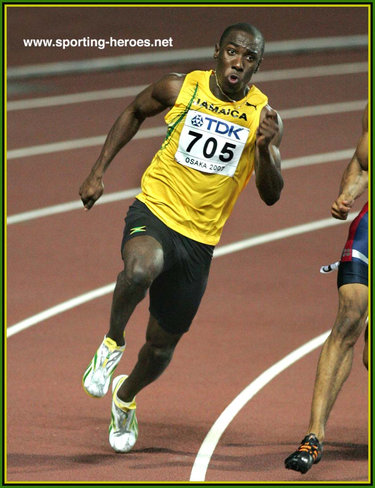 Marvin Anderson - Jamaica - 2007 World Championships 4x100m silver.